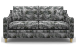 Heart of House Newbury Shimmer Fabric Sofa Bed - Silver
